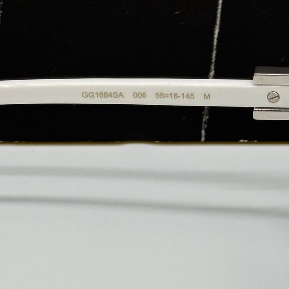 NEW GUCCI GG1684SA 006 WOMEN WHITE/GRAY SUNGLASSES GUCCI main image 10